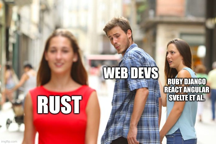 rust webdev meme