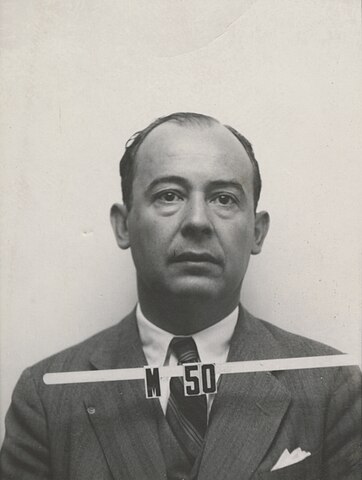 Von Neumann's wartime Los Alamos ID badge photo